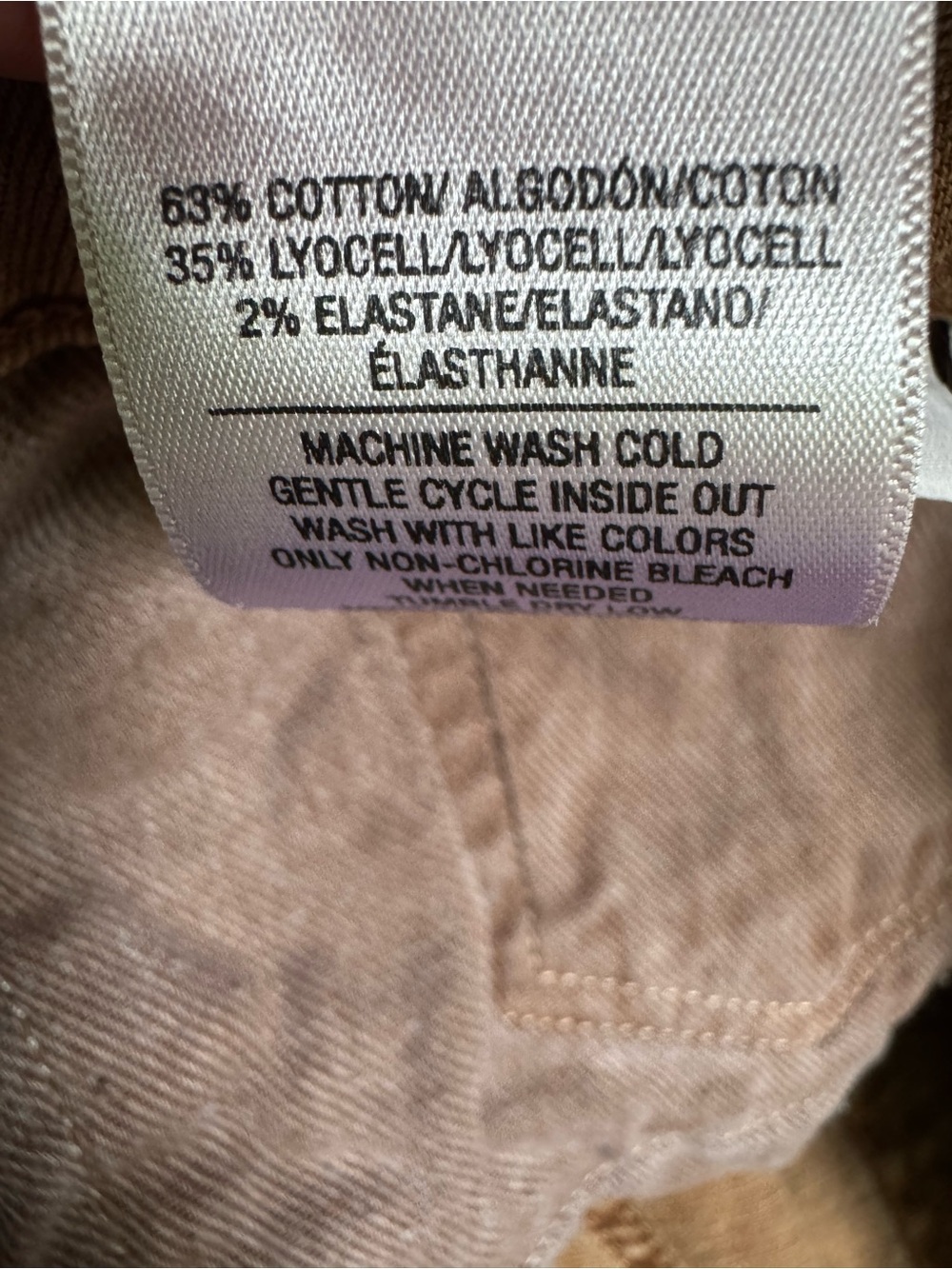 Joe's Jeans Slim Straight Jeans in Warm Orange Brown 33 - Picture 9 of 9